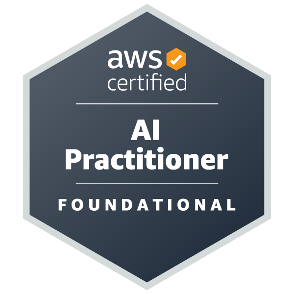 Badge for AWS AI Practitioner